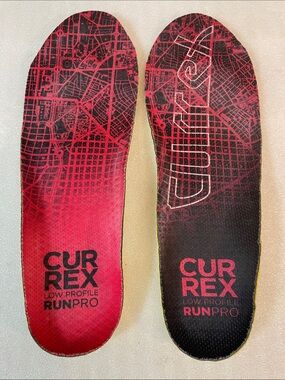 RunPro Low Profile Insoles - Red/Black